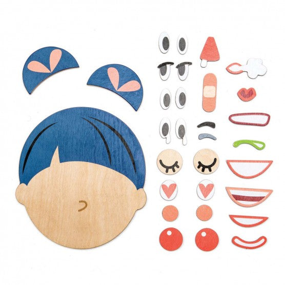 Tender Leaf What’s Up Wooden Face Playset