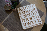 Wooden Letter Tracing Board with Stylus