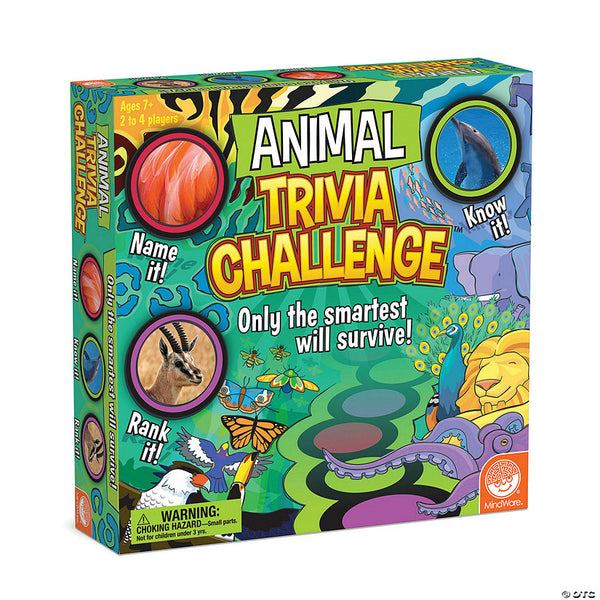 Animal Trivia Challenge Board Game