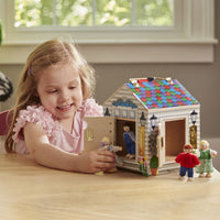 Take-Along Wooden Doorbell Dollhouse