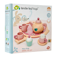 Tender Leaf Wooden Birdie Tea Set